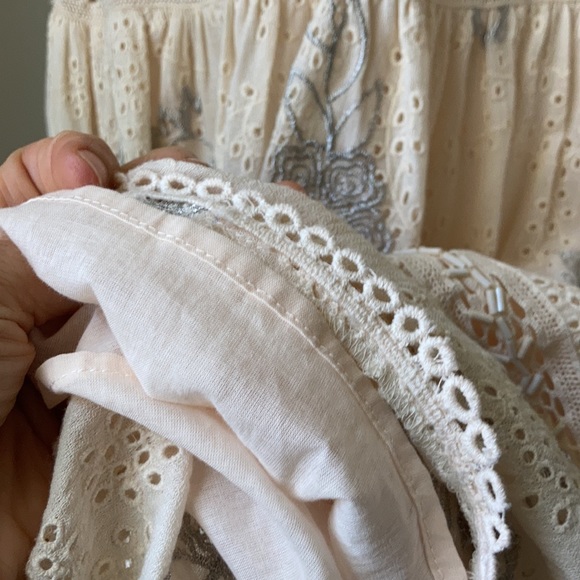 Love Sam Anthropologie Eyelet Dress M - Picture 12 of 16